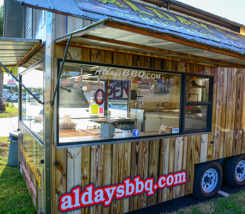 Alday's BBQ food truck